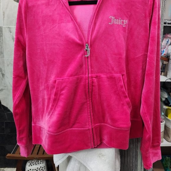 NEW Juicy Couture Pink Velour Hoodie - Picture 2 of 3
